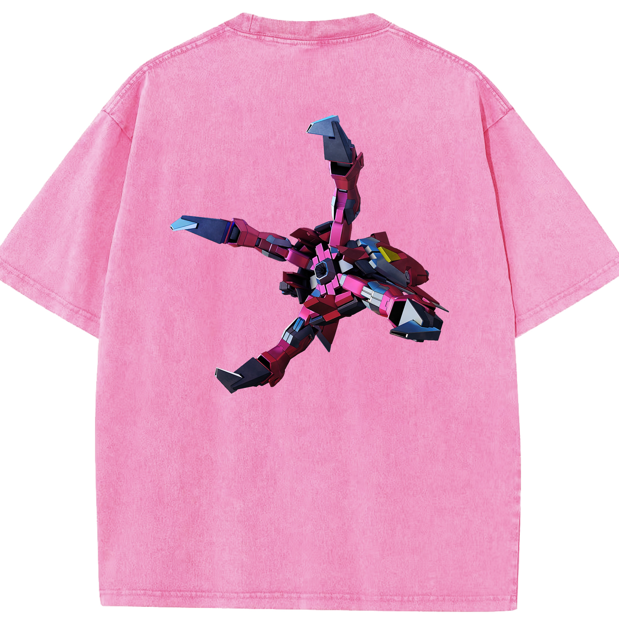 （画像用） 機動戦士ガンダム Mobile Suit Gundam 綿100% ヴィンテージ風 半袖Tシャツ（背面プリント）